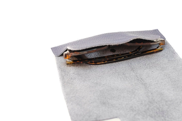 Etui à lunettes bleu 