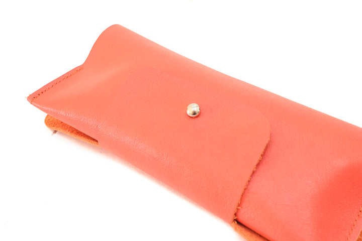 Etui lunettes orange