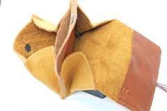 Grand porte-monnaie jaune