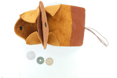 Grand porte-monnaie jaune