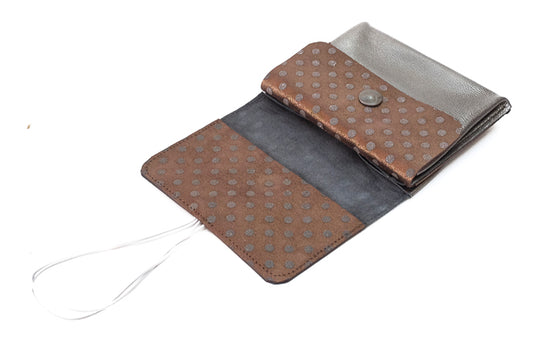 Grand porte-monnaie bronze