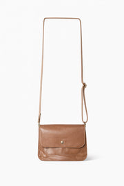 Sac à main bandoulière en cuir marron