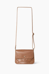 Sac à main bandoulière en cuir marron