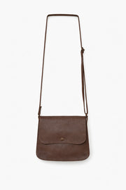 Large leather handbag brown