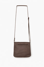 Large leather handbag brown