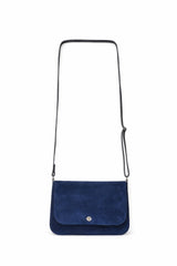 Sac à main en cuir bleu 