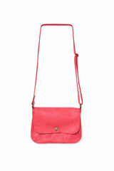 Sac à main en cuir rouge