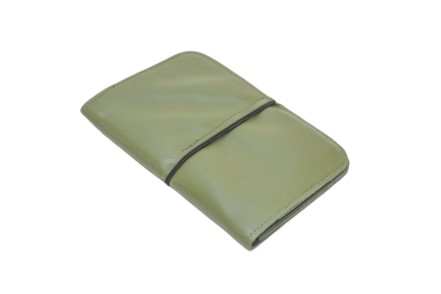 Pamilacan thin wallet – Leather green anti-swelling