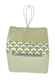 Pamilacan thin wallet – Leather green anti-swelling