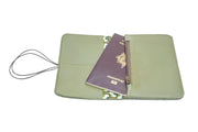 Pamilacan thin wallet – Leather green anti-swelling