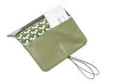 Pamilacan thin wallet – Leather green anti-swelling