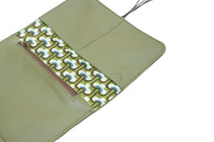 Pamilacan thin wallet – Leather green anti-swelling
