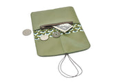 Pamilacan thin wallet – Leather green anti-swelling