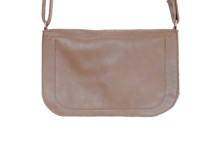 Petit Sac Bandoulière En Cuir Maison De La Chasse - Marron, Occasion Presque Neuf, Style Vintage