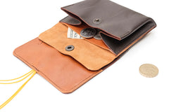 porte monnaie marron