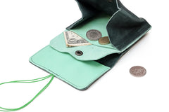 Grand porte monnaie vert