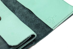 Grand porte monnaie vert