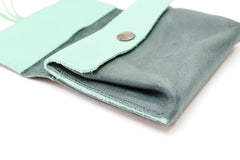 Grand porte monnaie vert