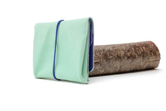 Grand porte-monnaie vert d’eau