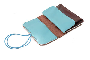 Small leather color purse