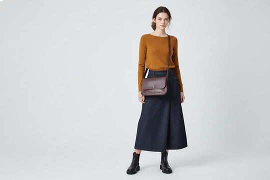 Sac à main cuir artisanal à porter à l'épaule