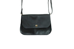 sac à main noir en cuir