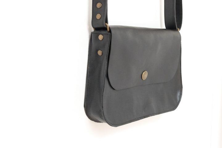 Petit Sac à main cuir noir