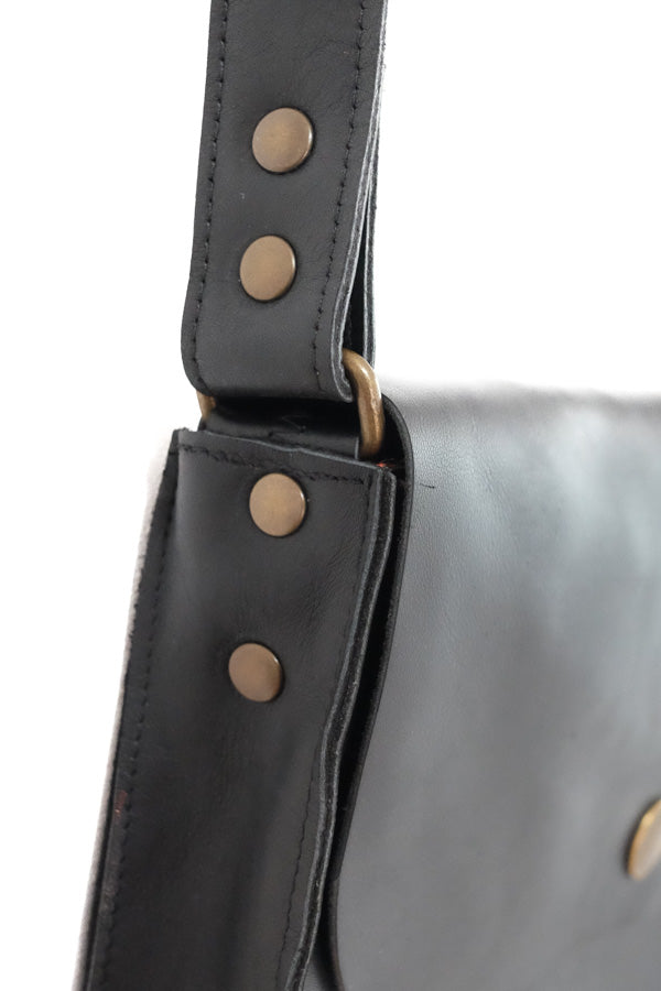 Small Leather Handbag black