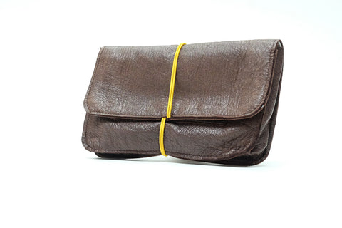 tobacco pouch leather brown