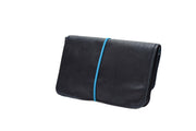 Petit porte-monnaie en cuir bleu foncé - Photo 4