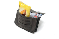 Blague à tabac en daim kaki recyclé