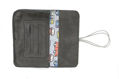 Blague à tabac en daim kaki recyclé