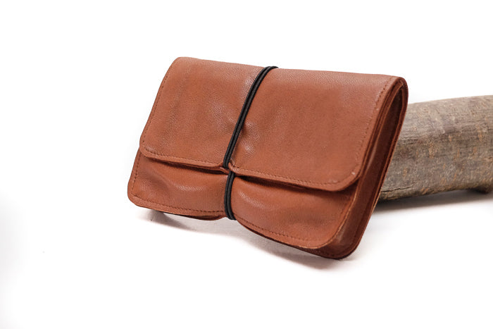 Tobacco leather pouch