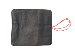 Pochette à tabac en cuir marron solex pour homme en cuir marron fait main à Rennes - Photo 7