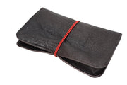 Pochette à tabac en cuir marron solex pour homme en cuir marron fait main à Rennes - Photo 9