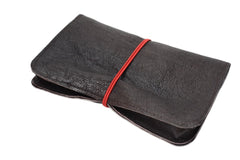 Pochette à tabac en cuir marron solex pour homme en cuir marron fait main à Rennes - Photo 9