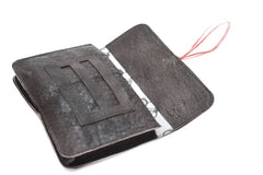 Pochette à tabac en cuir marron solex pour homme en cuir marron fait main à Rennes - Photo 5