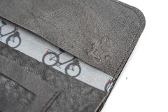 Pochette à tabac en cuir marron solex pour homme en cuir marron fait main à Rennes - Photo 11