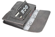 Pochette à tabac en cuir marron solex pour homme en cuir marron fait main à Rennes - Photo 2