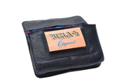pochette pour tabac à rouler en cuir bleu marine - Photo 6