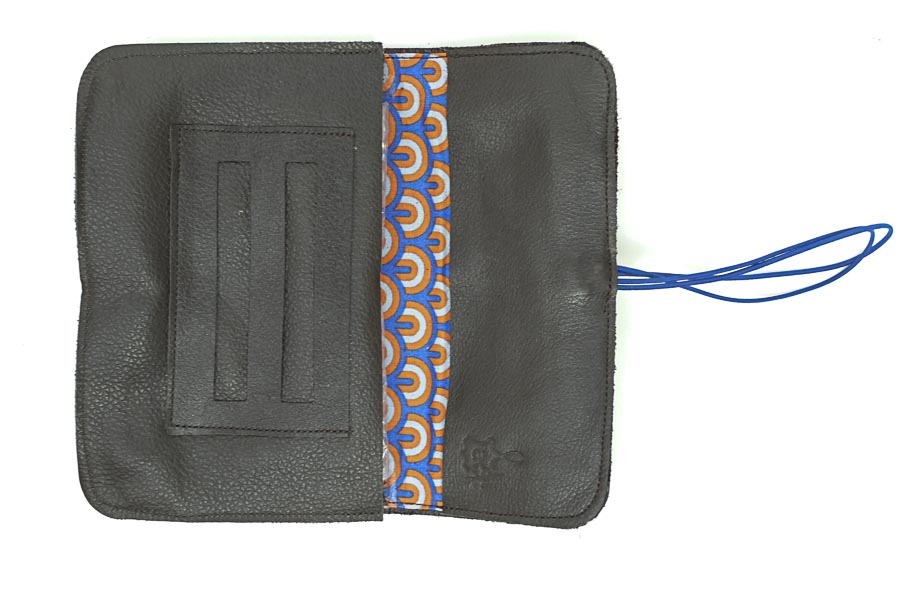 Soft Black Leather Tobacco pouch