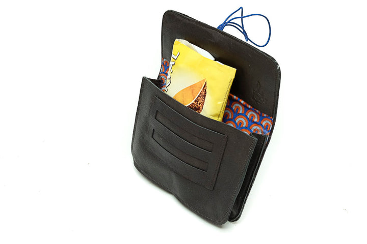 Soft Black Leather Tobacco pouch