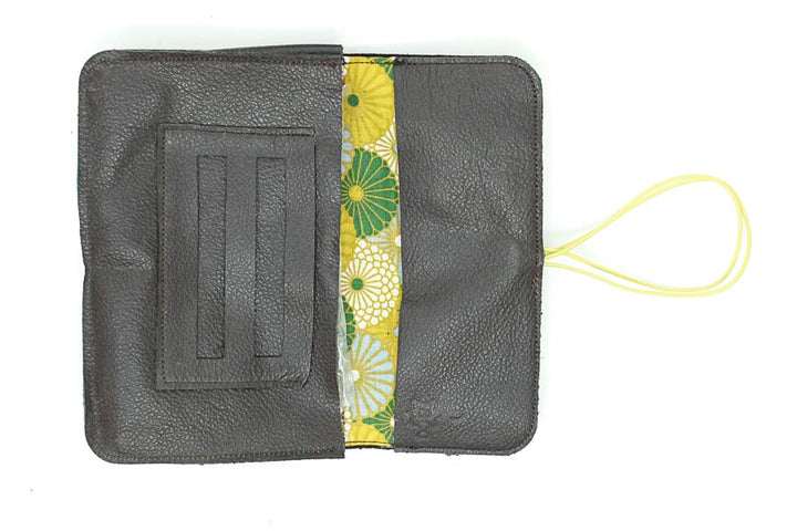 Blague à tabac en cuir noir