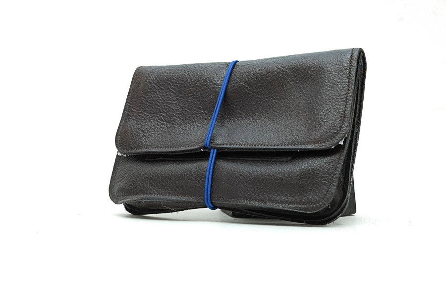 Soft Black Leather Tobacco pouch