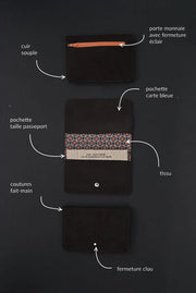 camel leather wallet