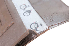 Pochette à tabac en cuir marron solex pour homme
