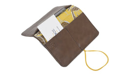 Portefeuille compact en cuir Pamilacan