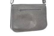 Handcrafted leather Small Black Upcycled Leather Handbag made in France - Detail 6