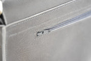 Handcrafted leather Small Black Upcycled Leather Handbag made in France - Detail 10