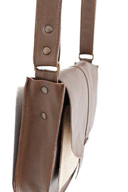 Brown leather bag woman